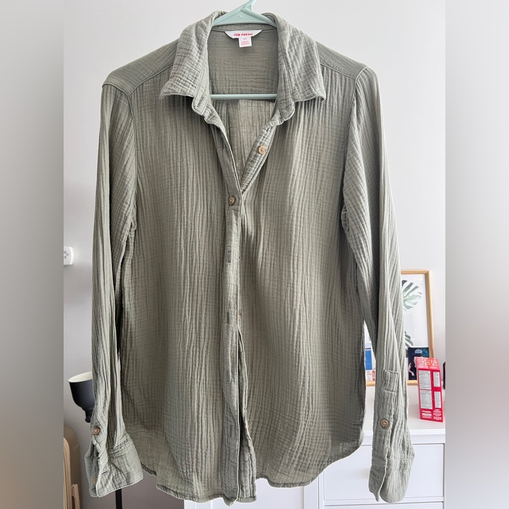 Joe Fresh Blouse Green
